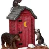 Lemax 24492 - Outhouse Marauders - Christmas Village Misc. Accessories