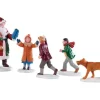 Lemax 92745 - Papa Christmas!, Set Of 5 - Figurines
