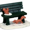 Lemax 54938 - Park Bench In Winter - Misc. Accessories