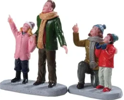 Lemax 92770 - People Admiring Fireworks, Set Of 2 - Figurines