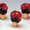 Lemax 34970 - Poinsettias, Set Of 5 - Christmas Village Misc. Accessories