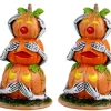 Lemax 34073 - Pumpkin Snowmen, Set Of 2 - Spooky Town Accessories
