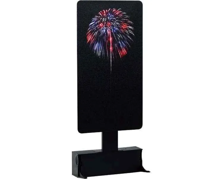 Lemax 84369 - Red, White & Blue Fireworks, Battery-Operated (4.5-Volt) - Landscape