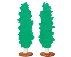 Lemax 64113 - Rock Candy Tree, Set Of 2 - Sugar N Spice Accessories