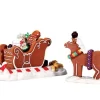Lemax 73294 - Santa's Sleighride, Set Of 2 - Sugar N Spice Accessories