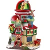 Lemax 15801 - Santa's Stratospheric Observatory, Battery-Operated (4.5-Volt) - Santa's Wonderland Christmas Village Houses & Buildings