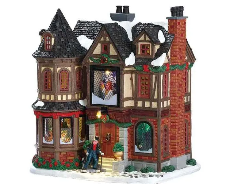 Lemax 75191 - Scrooge's Manor, With 4.5V Adaptor - Caddington Village