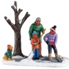 Lemax 23594 - Shoveling The Driveway - Christmas Village Table Pieces
