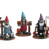 Lemax 14832 - Skeleton Garden Gnomes, Set Of 3 - Spooky Town Accessories