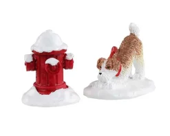 Lemax 14860 - Snow Hydrant, Set Of 2 - Misc. Accessories