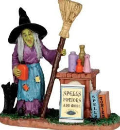 Lemax 42213 - Spells, Potions & More - Spooky Town Halloween Village Figurines