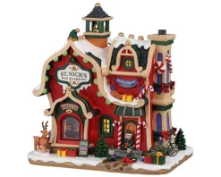 Lemax 95530 - St. Nick's Elf Academy, Battery-Operated (4.5-Volt) - Santa's Wonderland