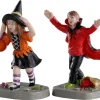 Lemax 02903 - Terrified Trick-Or-Treaters, Set Of 2 - Spooky Town Figurines