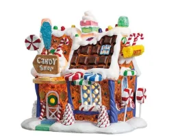Lemax 75181 - The Candy Shop, Battery-Operated (4.5V) - Sugar N Spice Houses