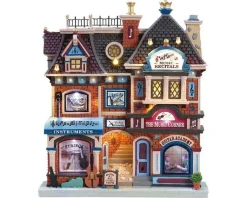 Lemax 85317 - The Music Corner, Battery-Operated (4.5V) - Facades