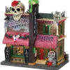 Lemax 15751 - The Skull And Rose Tattoo Studio, Battery-Operated (4.5-Volt) - Spooky Town Halloween Village Houses & Buildings