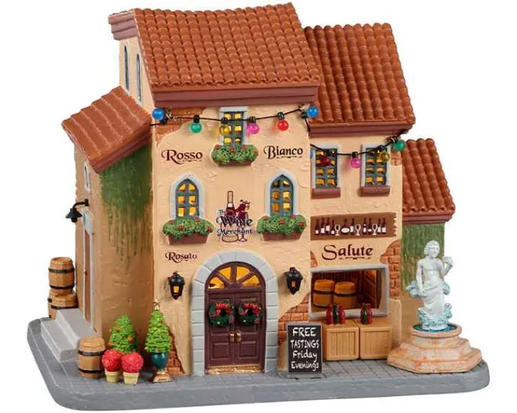 Lemax 25936 - The Wine Merchant - Caddington Village Christmas Houses & Buildings