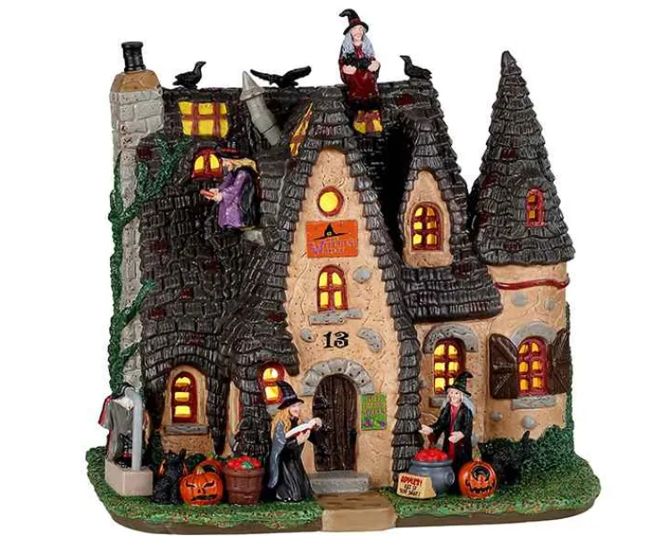 Lemax 25854 - The Witch's Cottage - Spooky Town Halloween Village Houses & Buildings