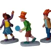 Lemax 22115 - Time For Fun!, Set Of 3 - Christmas Village Figurines