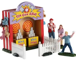 Lemax 93429 - Tin Can Alley, Set Of 7 - Table Pieces
