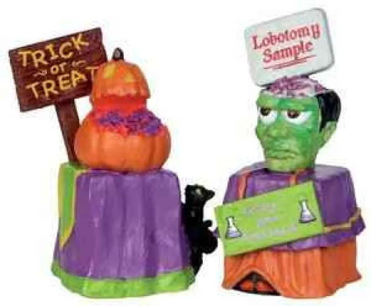 Lemax 24465 - Trick Or Treat Container - Spooky Town Halloween Village Accessories