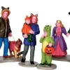 Lemax 42217 - Trick Or Treating Fun, Set Of 4 - Spooky Town Halloween Village Figurines