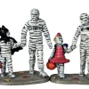 Lemax 62423 - Trick Or Treating With Mummy And Deady, Set/2 - Spooky Town Figurines