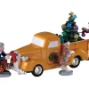 Lemax 93444 - Trimming The Truck, Set Of 4 - Table Pieces