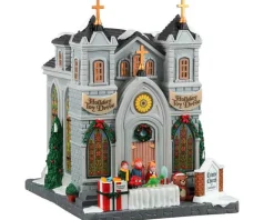 Lemax 25884 - Trinity Church Of Caddington - Caddington Village Christmas Houses & Buildings