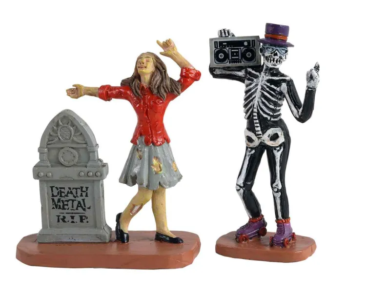 Lemax 12013 - Undead Groove, Set Of 2 - Spooky Town Figurines