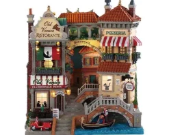 Lemax 85318 - Venice Canal Shops, Battery-Operated (4.5-Volt) - Facades
