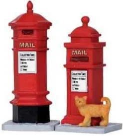 Lemax 14362 - Victorian Mailboxes, Set Of 2 - Christmas Village Misc. Accessories