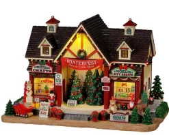 Lemax 25865 - Winterfest Arts & Crafts Show, With 4.5-Volt Adap - Caddington Village Christmas Houses & Buildings