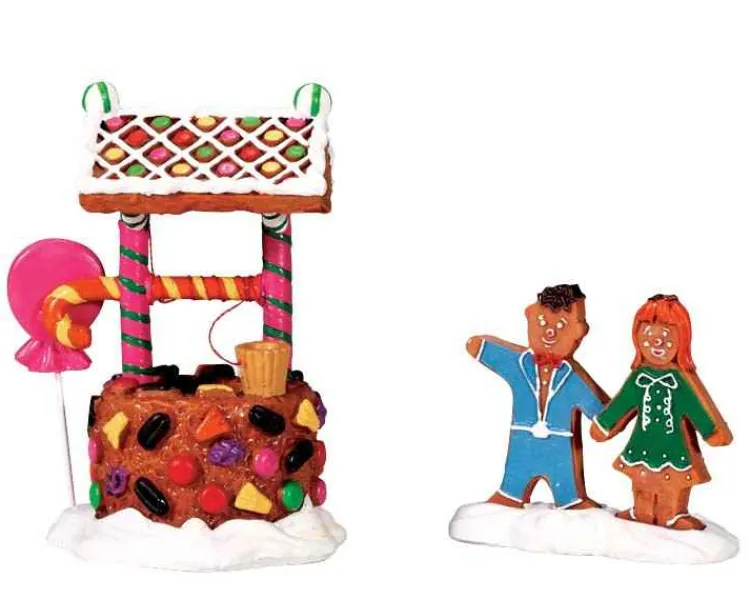 Lemax 73295 - Wishing Well Of Delight, Set Of 2 - Sugar N Spice Accessories