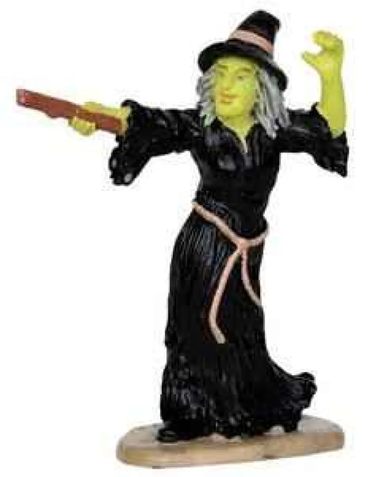 Lemax 32117 - Witch Casts Spell - Spooky Town Halloween Village Figurines