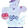 Lemax 14353 - Yard Light - "Boo!" Ghost, Battery-Operated (4.5V) - Spooky Town Halloween Village Accessories